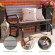 Lifetime Polyethylene Outdoor Glider Bench, Steel Framed, Gray (60361) Lifetime Polyethylene Outdoor Glider Bench, Steel Framed, Gray (60361)
