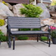 Lifetime Products Outdoor Polystyrene Glider Bench, Harbor Gray (60276) Lifetime Products Outdoor Polystyrene Glider Bench, Harbor Gray (60276)