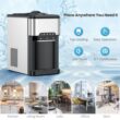 Mondawe 40-lb Ice Per day Bullet Ice Maker (Silver)