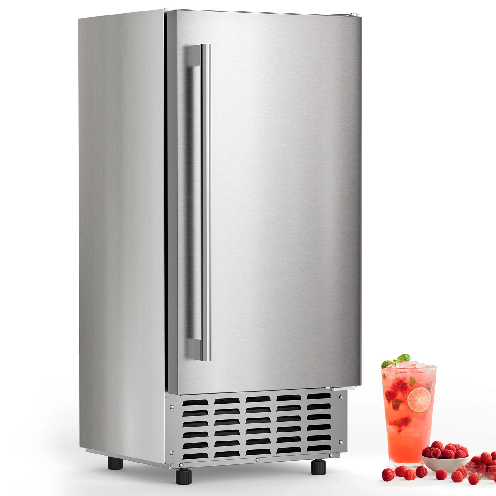 COWSAR 66-lb Ice Per day Nugget Ice Maker (Stainless Steel) COWSAR 66-lb Ice Per day Nugget Ice Maker (Stainless Steel) - Image 3