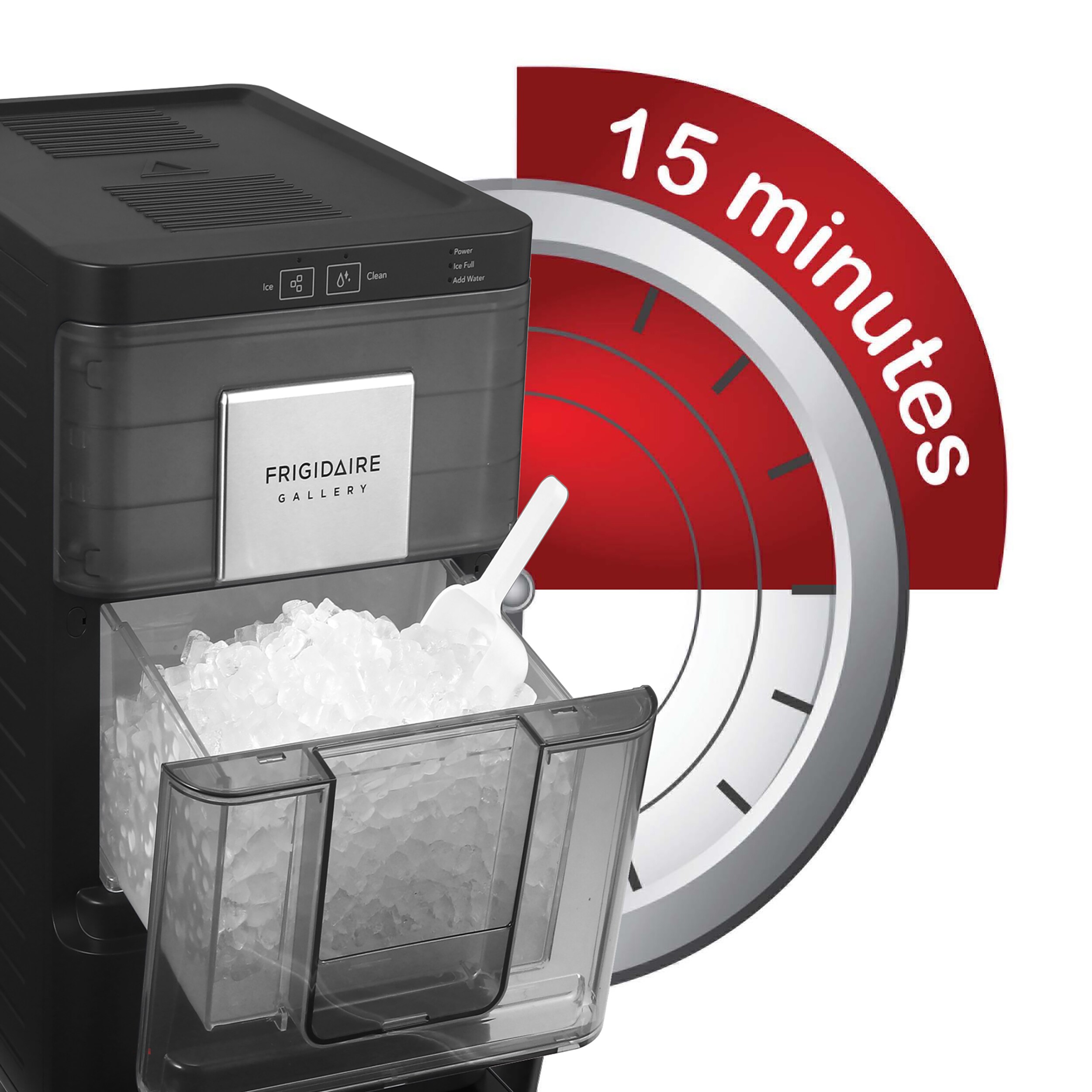 Frigidaire 44-lb Ice Per day Countertop Nugget Ice Maker (Black) Frigidaire 44-lb Ice Per day Countertop Nugget Ice Maker (Black) - Image 3