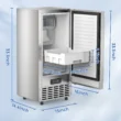 COWSAR 66-lb Ice Per day Nugget Ice Maker (Stainless Steel) COWSAR 66-lb Ice Per day Nugget Ice Maker (Stainless Steel)
