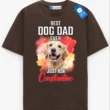 Best Pet Dad Ever Tee, Personalized Dog or Cat Lover Shirt, Gift For Pet Lover