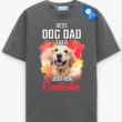 Best Pet Dad Ever Tee, Personalized Dog or Cat Lover Shirt, Gift For Pet Lover