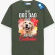 Best Pet Dad Ever Tee, Personalized Dog or Cat Lover Shirt, Gift For Pet Lover