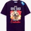 Best Pet Dad Ever Tee, Personalized Dog or Cat Lover Shirt, Gift For Pet Lover