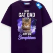Best Pet Dad Ever Tee, Personalized Dog or Cat Lover Shirt, Gift For Pet Lover