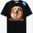 Custom Pet Portrait Tee, Pet Lover Gift, Photo Print Pet Shirt