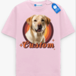 Custom Pet Portrait Tee, Pet Lover Gift, Photo Print Pet Shirt