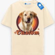 Custom Pet Portrait Tee, Pet Lover Gift, Photo Print Pet Shirt