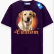 Custom Pet Portrait Tee, Pet Lover Gift, Photo Print Pet Shirt