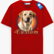 Custom Pet Portrait Tee, Pet Lover Gift, Photo Print Pet Shirt