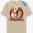 Custom Pet Portrait Tee, Pet Lover Gift, Photo Print Pet Shirt