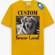 Forever Loved Pet Memorial Tee, Custom Picture Pet Shirt, Dog Lover Gift, Cat Lover Gift