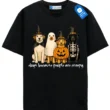 Dogs Because People Are Creepy Tee, Halloween Dogs In Costumes T Shirt
