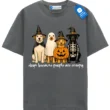 Dogs Because People Are Creepy Tee, Halloween Dogs In Costumes T Shirt
