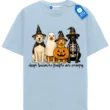 Dogs Because People Are Creepy Tee, Halloween Dogs In Costumes T Shirt