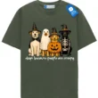 Dogs Because People Are Creepy Tee, Halloween Dogs In Costumes T Shirt