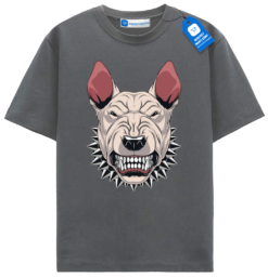 Fierce Bull Power Tee, Graphic Dog Shirt