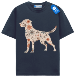 Floral Labrador Retriever Shirt, Lab Dog Mom, Wildflower T Shirt