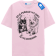 God Forbid Women Have Hobbies Cat T Shirt, Cat Mom Tee