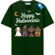 Happy Halloweenie T Shirt, Cute Dachshunds In Halloween Costumes