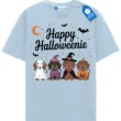 Happy Halloweenie T Shirt, Cute Dachshunds In Halloween Costumes