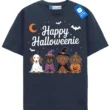 Happy Halloweenie T Shirt, Cute Dachshunds In Halloween Costumes