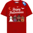 Happy Halloweenie T Shirt, Cute Dachshunds In Halloween Costumes