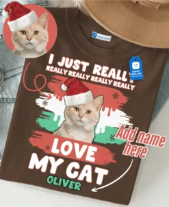 I Just Really Love My Pet Tee, Personalized Pet Lover Shirt