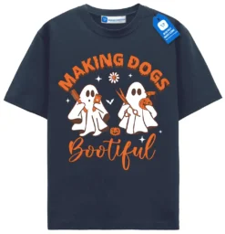 Making Dogs Bootiful T Shirt, Cute Ghosts Grooming Dogs For Halloween
