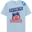 Pathetic Human Cat Tee, Funny Cat Shirt