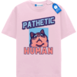 Pathetic Human Cat Tee, Funny Cat Shirt