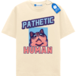 Pathetic Human Cat Tee, Funny Cat Shirt