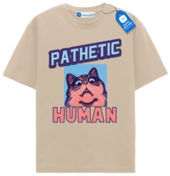 Pathetic Human Cat Tee, Funny Cat Shirt