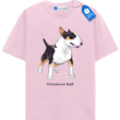 Tricolored Bull Spirit Tee, Bull Terrier Fan Shirt