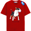 Tricolored Bull Spirit Tee, Bull Terrier Fan Shirt
