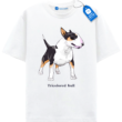 Tricolored Bull Spirit Tee, Bull Terrier Fan Shirt