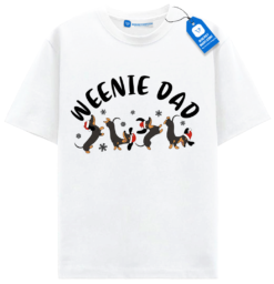 Weenie Dad Chrismast T Shirt, Gift For Dog Dad