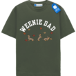 Weenie Dad Fall T Shirt, Dog Dad Tee