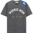 Weenie Mom Fall T Shirt, Dog Mom Tee