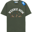 Weenie Mom Fall T Shirt, Dog Mom Tee