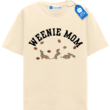 Weenie Mom Fall T Shirt, Dog Mom Tee