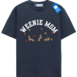 Weenie Mom Fall T Shirt, Dog Mom Tee