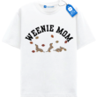 Weenie Mom Fall T Shirt, Dog Mom Tee