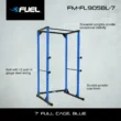 Fuel Pureformance 7-Foot Adjustable Full Cage Power Rack, Blue