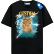 Custom Vintage Bootleg Pet Shirt, Pet Photo + Name Custom Pet Portrait Personalized Shirt, Gift For Dog Mom Dog Dag, Cat Mom Gift