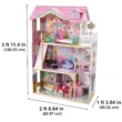 KidKraft Annabelle Wooden Dollhouse with Elevator, 17 Accessories