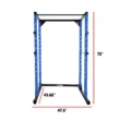 Fuel Pureformance 6-Foot Adjustable Full Cage Power Rack, Blue