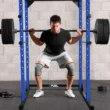Fuel Pureformance 6-Foot Adjustable Full Cage Power Rack, Blue